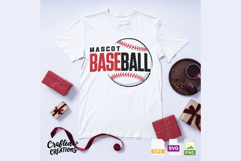 Custom Baseball Mascot SVG PNG EPS: Personalized Team Shirt Product Image 4