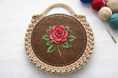 Embroidery base round 12 inch 30 cm digital file laser cut Product Image 4