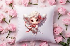 Adorable Animals Cupid Valentine Clipart sublimation Product Image 4