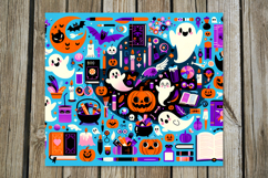 Funny Halloween | Cute Skinny tumbler sublimation Product Image 4