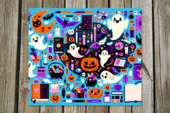 Funny Halloween | Cute Skinny tumbler sublimation Product Image 4