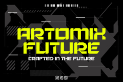 Astrix Futuristic Display Typeface Product Image 4