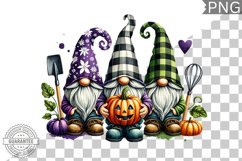 Halloween Kitchen Gnome Sublimation - Clipart PNG Design Product Image 1