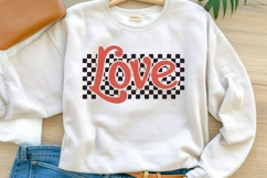 LOVE PNG | Retro Valentine’s Day Sublimation Design Product Image 1