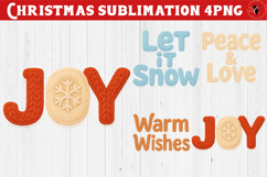 Cozy Christmas crochet sublimation | Christmas animals Product Image 9