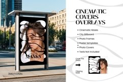 Boost your photography with Cinematic Covers Overlays. The collection includes high-res PNGs, AI Files, Abstract Masks, Graphic Elements, Geometric Shapes, and Bubble Mask Ideal for various design needs. Unique Fine Art Clipping Mask Overlay included