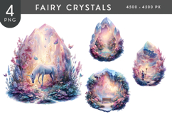 Enchanted Fairy Crystal Worlds PNG Clipart Product Image 1
