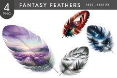 Fantasy Scenic Feather PNG Collection Product Image 1