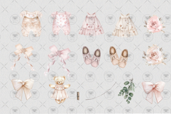 Boho Clothes Baby Girl Clipart bundle Product Image 3