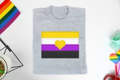 4 Color LGBT Pride Flag Love Applique Embroidery