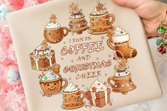 Coffee Christmas Png I Run on Coffee Png Christmas Cheer Png Product Image 2
