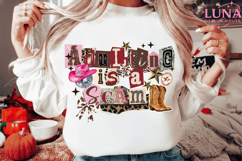 Adulting Is a Scam PNG, Adult Humor PNG Product Image 3