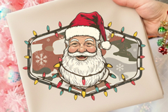 Camo Santa Christmas PNG, Merry and Bright Christmas Png Product Image 3