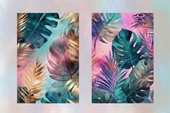 Watercolor Tropical Leaves Wall Art ,Jpg 12x18 inch Product Image 4
