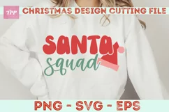 Santa Squad svg- Christmas Family Shirt SVG Product Image 1