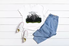 Landscape clipart|Mountain PNG Sublimation design Product Image 4
