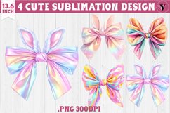 Coquette Bow sublimation | Easter cliparts Product Image 1