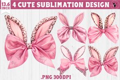 Coquette Bow sublimation | Easter cliparts Product Image 1