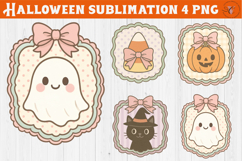 Coquette Halloween Clipart | Retro Cute sublimation Product Image 1