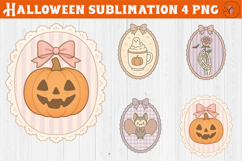 Coquette Halloween Clipart | Retro Spooky sublimation Product Image 5