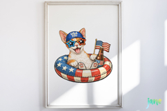 Patriotic Cat Collection PNG Product Image 2