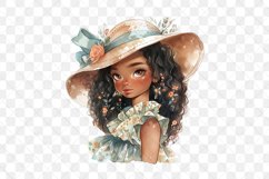 Cottagecore Ebony Girl Sublimation Product Image 3