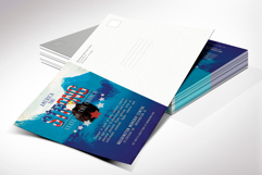 American Patriotic Church Postcard Template for Photoshop Product Image 4