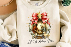 Nativity Scene Sublimation, Jesus Christmas Png Product Image 4