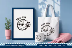 Cute Ocean Animal SVG | Kawaii Sea Creatures Product Image 1