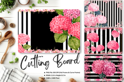Flower Cutting Board Kitchen Chopping Board Sublimation_10 Product Image 1