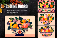 Fruit Cutting Board Mix fruit Chopping Board Printables_112 Product Image 1