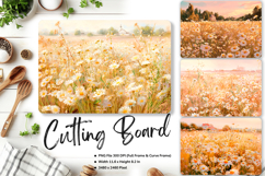 Flower Cutting Board Kitchen Chopping Board Sublimation_113 Product Image 1