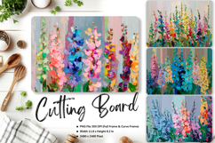 Flower Cutting Board Kitchen Chopping Board Sublimation_115 Product Image 1