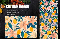 Flower Cutting Board Kitchen Chopping Board Sublimation_116 Product Image 1