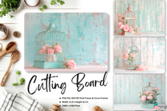 Flower Cutting Board Kitchen Chopping Board Sublimation_124 Product Image 1