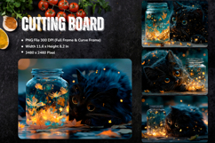 Cat Cutting Board Cat Flower Pet Animal Chopping Board_128 Product Image 1