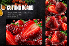 Fruit Cutting Board Mix fruit Chopping Board Printables_133 Product Image 1