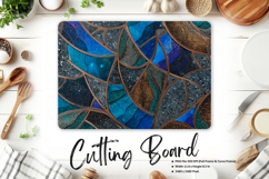 Abstract Watercolor Cutting Board Colorful Chopping Board137 Product Image 1