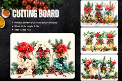 Mason Jars Flower Cutting Board Kitchen Chopping Board_138 Product Image 1