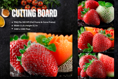 Fruit Cutting Board Mix fruit Chopping Board Printables_145 Product Image 1