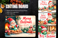 Christmas Cutting Board Winter Snow Ornament Chopping Board6 Product Image 1