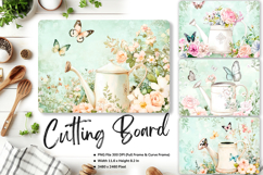 Flower Cutting Board Kitchen Chopping Board Sublimation_189 Product Image 1