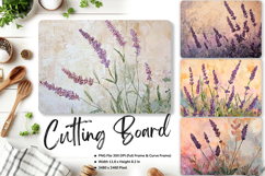 Flower Cutting Board Kitchen Chopping Board Sublimation_199 Product Image 1