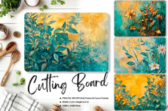 Flower Cutting Board Kitchen Chopping Board Sublimation_200 Product Image 1