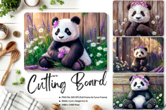 Panda Cutting Board Kitchen Bear Animal Chopping Board286 Product Image 1