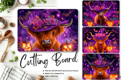 Highland Cow Cutting Board Kitchen Chopping Board Design_3 Product Image 1