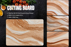 Marble Cutting Board Green and Emerald Chopping Board Product Image 1
