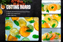 Fruit Cutting Board Orange Chopping Board Printables_1 Product Image 1