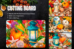 Pumpkin Cutting Board Kitchen Fall Autumn Chopping Board_58 Product Image 1