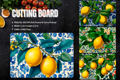 Fruit Cutting Board Lemon Chopping Board Printables Product Image 1